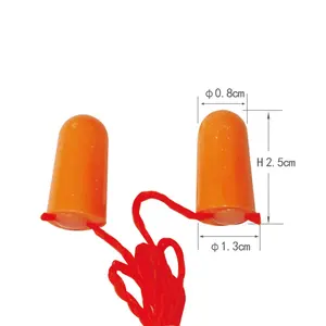 <span class=keywords><strong>1</strong></span>คู่3เมตร1110ช้า reboun โฟมปลั๊กหูนุ่มพร้อมสายป้องกันเสียงรบกวนได้ยินปลั๊กอุดหูนอนหลับ - Product Image 3
