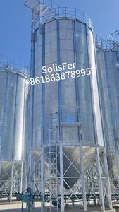 Silo de almacenamiento de grano inferior de tolva de acero galvanizado de soja de maíz con capacidad de 10-10000 T-mejor precio - Product Image 5