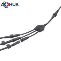 Harnais de câblage vertical pour plantes, solution de connecteurs étanches mâle-femelle M20 M25 25A 3 broches IP65 IP68, assemblage de câbles personnalisé