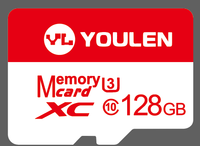 Tarjetas de Memoria de Alta Velocidad y Gran Resistencia U3 V30 de Plástico para Cámaras de Coche 4K 1080p 64GB 128GB al por Mayor