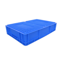 Boîte de palette en plastique empilable en vrac d'origine d'usine, boîte de palette agricole, conteneur