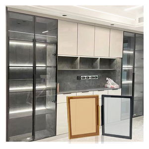 6000 di fabbrica serie alluminio estruso telaio in vetro anodizzato in lega di alluminio profili di estrusione per armadio porta scorrevole - Product Image 1