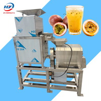 Dubbele Roller Fruitpulpmachine met Zaadverwijdering voor Passievruchten, Fruitpulpbereiding en Fruitverwerking