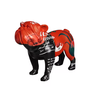 รูปปั้นบูล<span class=keywords><strong>ด็</strong></span><span class=keywords><strong>อก</strong></span>สไตล์ฝรั่งเศสภาพวาดสีสำหรั<span class=keywords><strong>บ</strong></span>ตกแต่ง<span class=keywords><strong>บ</strong></span>้าน - Product Image 1