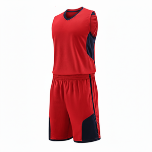 ชุดบาสเก็ตบอลคุณภาพสูงสำหรับผู้ชายชุดทีมแห้งเร็วออกแบบได้ตามต้องการ - Product Image 1