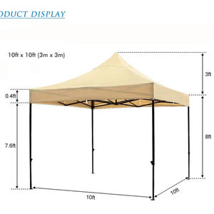 De alta calidad de la cubierta completa 2x2 2x3x3x3, 3x6 plegable cubierta al aire libre tienda - Product Image 2