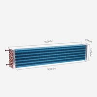 Evaporador de Gabinete Refrigerado con Tubo de Cobre y Aleta de Aluminio para Intercambiador de Calor de Gabinetes de Carne Fresca y Congeladores de Supermercado
