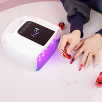 Secador de Uñas LED UV Profesional Portátil H45 de 96W de Alta Potencia, Personalizable con Logotipo, Nuevo, para Salones de Belleza, Inalámbrico, de Plástico