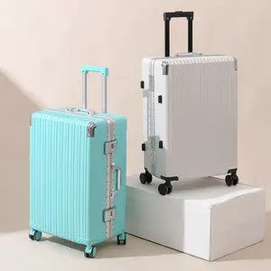 高品质新款铝制旅行行李箱套装工厂大容量商务行李箱男女通用