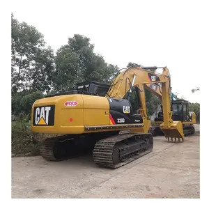 Vídeo real! Alta qualidade em segunda mão escavadeira CAT 320D equipamentos de construção caterpillar máquinas CAT 320D Escavadeira usada