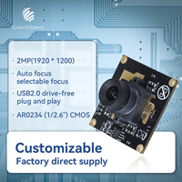 Module de caméra USB à obturateur global personnalisable 2MP AR0234 CMOS pour lecture et détection de codes à barres Module de caméra Wifi