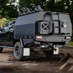 Alumínio Truck Ute Canopy Dual Cab Alumínio Ute Tray Tool Box para Ute Truck 4x4 dossel