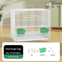 Motif solide grand Pigeon perroquet oiseau Cage bouton Collection crypté caille canard Cage pour ménage calopsitte inséparable boîte