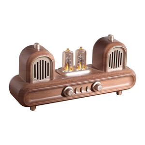 Vofull Altavoz Retro de 10W Altavoz BT Luz de tubo ambiental Estéreo Portátil USB Multimedia Altavoz Bluetooth de escritorio - Product Image 2