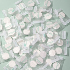 LMLTOP OEM ODM 100ピース/パック圧縮フェイシャルマスクシート不織布DIYフェイスケアツール使い捨てコットンマスクペーパーD0864 - Product Image 5