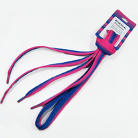 Lacets en polyester imprimés sur mesure, embouts en plastique transparent, options de logo couleur personnalisée, emballage de carte de taille personnalisée pour ceinture