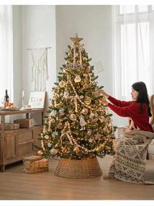 Bán buôn thiết kế mới ráp bông tuyết prelit Cây giáng sinh nhân tạo với đèn LED và trang trí - Product Image 6