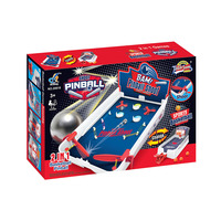 Jeu de catapulte interactif intelligent 2-en-1, table de jeu en plastique, flipper, tir au basket-ball, modèle de divertissement à domicile pour les parents et les enfants