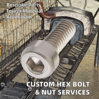 Servicios de Mecanizado de Pernos y Tuercas Hexagonales de Acero Inoxidable Personalizados para Aplicaciones Industriales