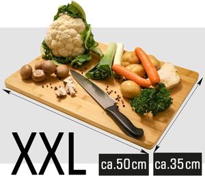 Stock local aux États-Unis - Planche à découper et à charcuterie extra-large en <span class=keywords><strong>bambou</strong></span> durable et éco-responsable pour la cuisine - Product Image 5