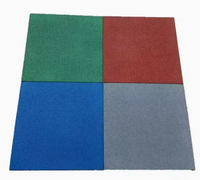 INOLP Muestra gratis No tóxico 15mm de espesor Negro + Color Gránulos de goma EPDM Alfombrillas para suelo de gimnasio CN