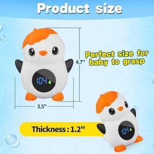 Termómetro de Baño para Bebés al por Mayor - Sensor Inteligente Recargable con Forma de Pingüino de Plástico para Monitoreo Seguro - Product Image 3