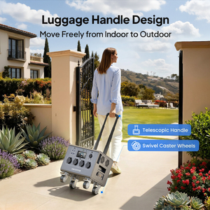 Estación de Energía Portátil de 3KW 3600W, Batería LiFePO4 de 2560Wh, Generador Solar con Inversor Bidireccional para Respaldo Doméstico y Camping al Aire Libre - Product Image 5