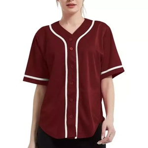 Maillot de baseball américain personnalisé avec logo OEM, en tissu sergé, pour jeunes, hommes et femmes - Product Image 3