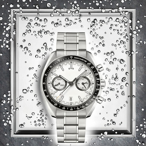 Safir Camlı, Işıklı Akrep ve Yelkovanlı, Özelleştirilmiş Yüksek Kaliteli Su Geçirmez Saat, Paslanmaz Çelik Otomatik Mekanik Erkek Saati - Product Image 1