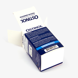 Vente en gros de boîtes d'emballage en carton à dessus rabattable communes imprimées et personnalisées écologiques pour l'emballage de produits de soins de santé en médecine - Product Image 1