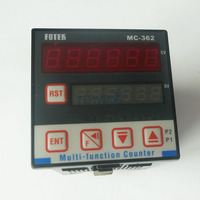 Compteur numérique multifonction FOTEK MC-362, 72x72mm, 6 chiffres, double préréglage, 2 sorties relais, 90-265VAC