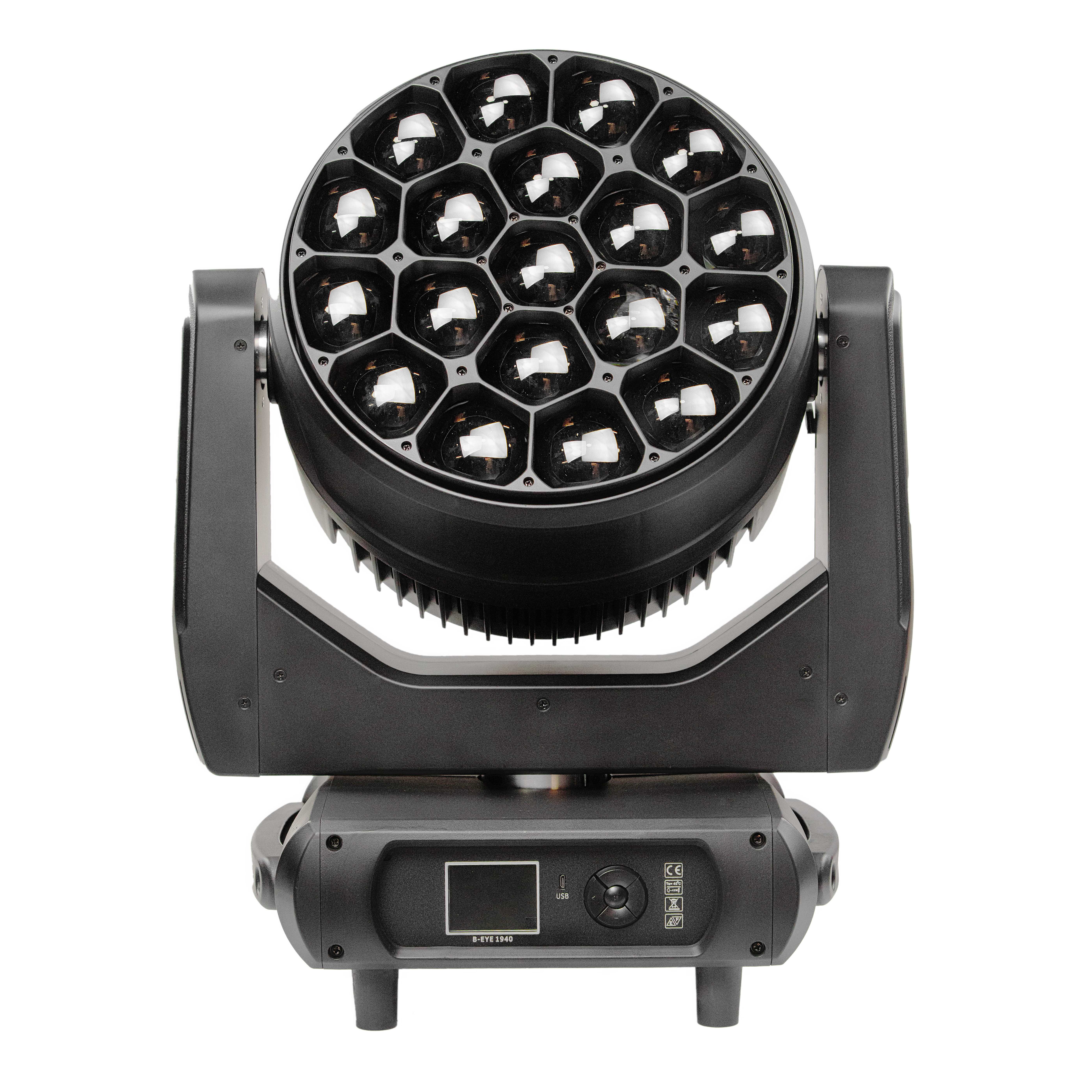 Bee Eye K15 LED Moving Head Wash 19x40w - RGBW 4in1 Light