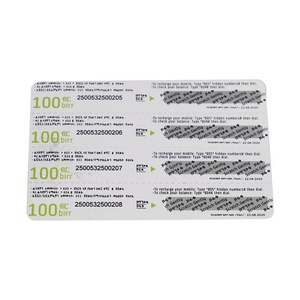 Tarjeta de Rascar Prepago con Impresión Personalizada a Precio Económico - Product Image 3