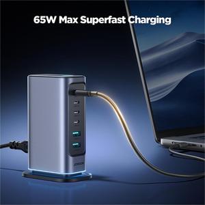 Joyroom PD 6 thiết bị 65W USB Loại C đa cổng sạc trạm cắm phổ sạc máy tính để bàn sạc - Product Image 4