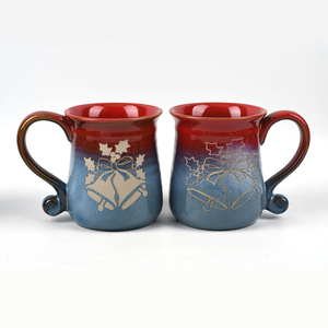 Taza <span class=keywords><strong>de</strong></span> Cerámica 3D <span class=keywords><strong>de</strong></span> Fábrica con Papá Noel y Reno para Navidad, Taza <span class=keywords><strong>de</strong></span> Porcelana para Capuchino, Latte y Espresso para el Hogar, la Escuela o Fiestas - Product Image 4