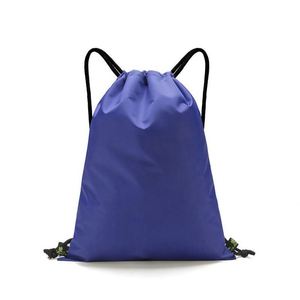 กระเป๋าเป้สะพายหลังแบบเชือกผูกไนลอนกันน้ำสำหรับออกกำลังกายสำหรับผู้ชายผู้หญิง - Product Image 2