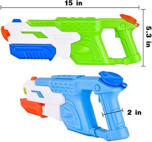 Super Soaker Waterpistolen-<span class=keywords><strong>2</strong></span> Pack Hoge Capaciteit Spuitpistolen Voor Kinderen En Volwassenen, Zomer <span class=keywords><strong>Water</strong></span> Speelgoed - Product Image 3