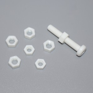 Écrou hexagonal isolé en nylon PA66 blanc de haute qualité 94V0, ignifuge et anticorrosion, pour applications industrielles - Product Image 5