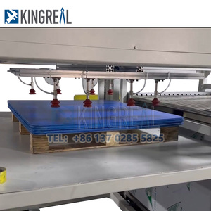 Kingreal Tự Động Tấm Kim Loại Tấm Làm Sạch Khô Máy Pallet Nhựa Tự Động Làm Sạch Máy Cho Loại Khác Nhau Chất Liệu - Product Image 6