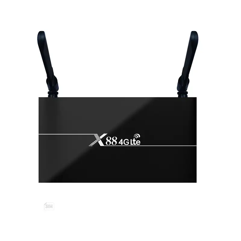 Android X88กล่องทีวี9.0ซิมการ์ดมินิมีเดีย PK เครื่องรับสัญญาณดาวเทียม RK3328 2GB 16GB 4G LTE ใช้ในทั่วโลก