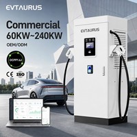 Chargeur Électrique Commercial 120KW 160KW 180KW 240KW CCS2 CCS1 GBT Chademo pour Voiture, Station de Recharge Rapide pour Véhicules Électriques