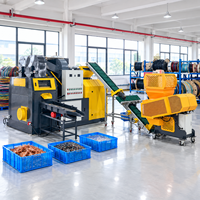 Ligne de production de granulateurs de cuivre à 99 % de pureté 200~300 kg/h – Machine automatique de recyclage de câbles usagés pour réduire les coûts de main-d'œuvre