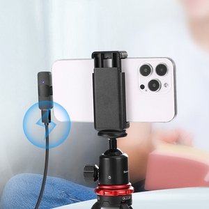 BY-V không dây <span class=keywords><strong>Microphone</strong></span> cổ áo Clip điện thoại thông minh máy ảnh Live Streaming studio phim video ghi âm thanh đài phát thanh loa mic - Product Image 6