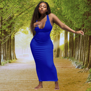 เดรสแฟชั่นเด็กผู้หญิงทรงวีลึก 9 สี ยืดหยุ่นสูง - Product Image 3