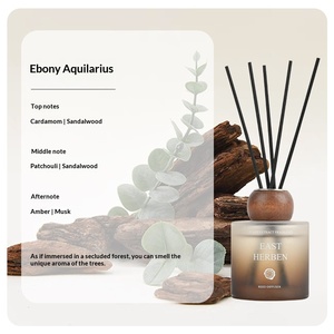 Wood Cap <b>Reed</b> <b>Diffuser</b> Essential <b>Oil</b> Luxury Long Lasting Home Fragrance Ornament for Bedroom Indoor Decor - Product Image 4