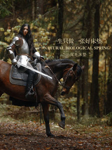 Materasso Dalvmo <span class=keywords><strong>Continental</strong></span> Horse Brand 380mm Spesso di Alta Gamma con Molle Insacchettate Indipendenti, Realizzato a Mano con Crine di Cavallo, Sette Stelle, per Arredamento Casa - Product Image 2