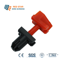 Accesorios de Montaje para Módulos de Criba de PU Resistentes al Desgaste, Piezas de Repuesto para Criba Vibratoria con Perno Extendido para Separación de Minerales
