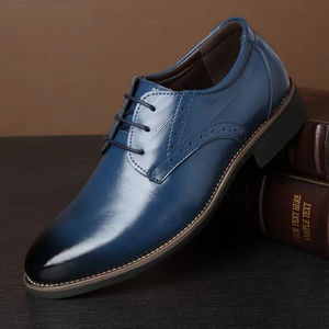 Chaussures habillées formelles de qualité supérieure pour hommes, confortables et élégantes, fabriquées à la main, sur mesure, augmentant la taille, disponibles en hiver - Product Image 6