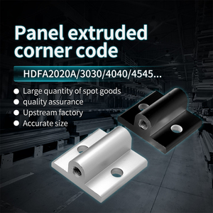 Nhôm hồ sơ tấm cố định kết nối, bảng điều khiển khoảng cách khối, Bánh xe chân, Acrylic ốc vít, góc bên phải khóa dấu ngoặc - Product Image 2