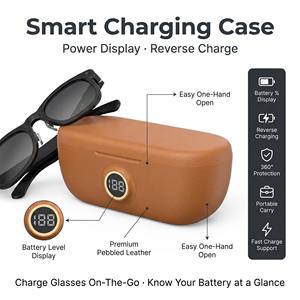 X01 Ultra AI Translation Smart Glasses 8MP <b>Camera</b> HD Video Recording Simultaneous Interpretation Eyewear for Business Traveling - Product Image 1